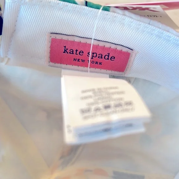 NWT Kate Spade Floral Printed Baseball Cap/Hat - Picture 7 of 9